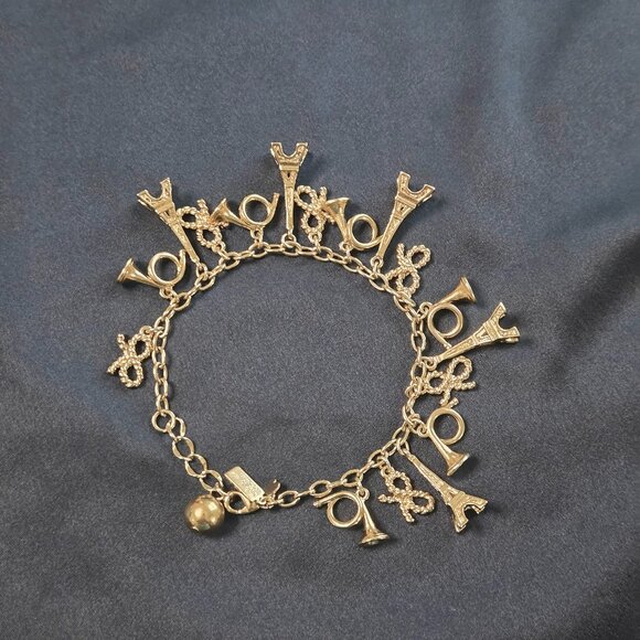 Kate Spade Gold Bracelet with Colorful Charms - Picture 4 of 12